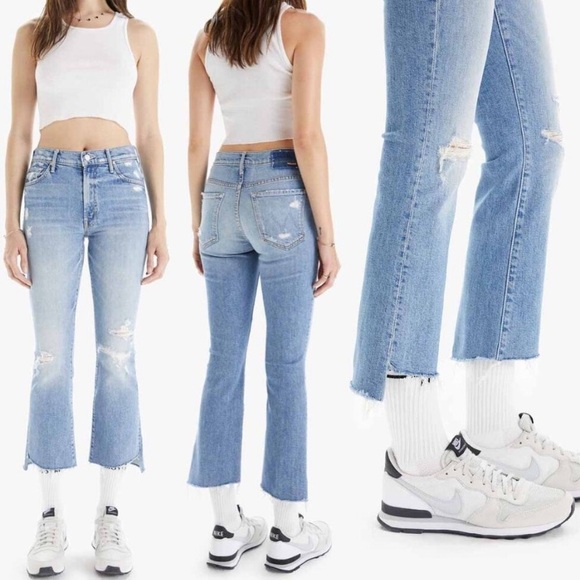 Mother Superior Jeans The Insider Crop Step Fray Holy Melancholy size 26 - Picture 2 of 14